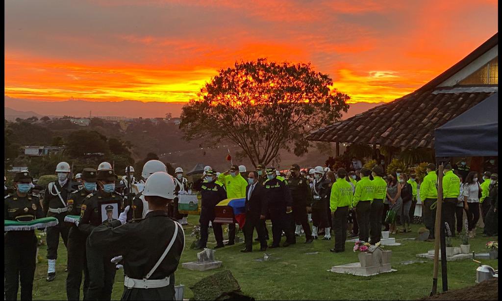 Funeral del Policia Juan Pablo Vallejo
