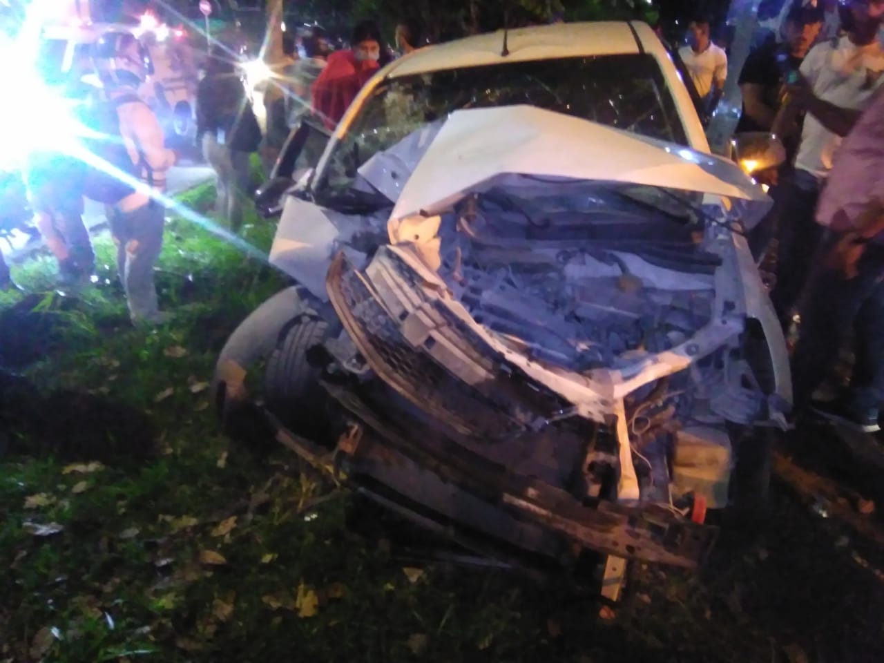 Al exceso de velocidad atribuyen accidente  en la 84 con Ambalá 1