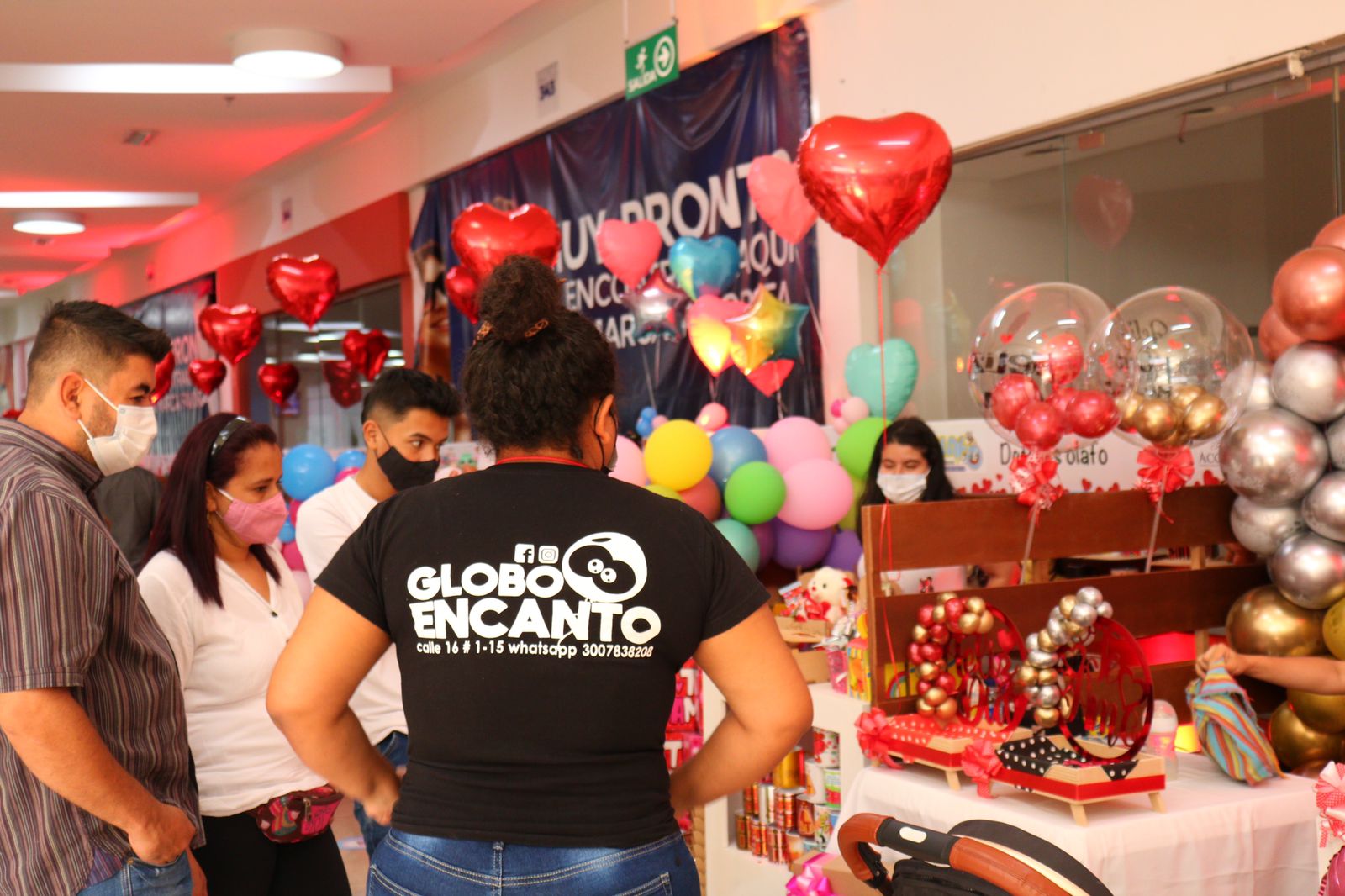 Más de 9 millones de pesos en ventas en feria de amor y amistad 2