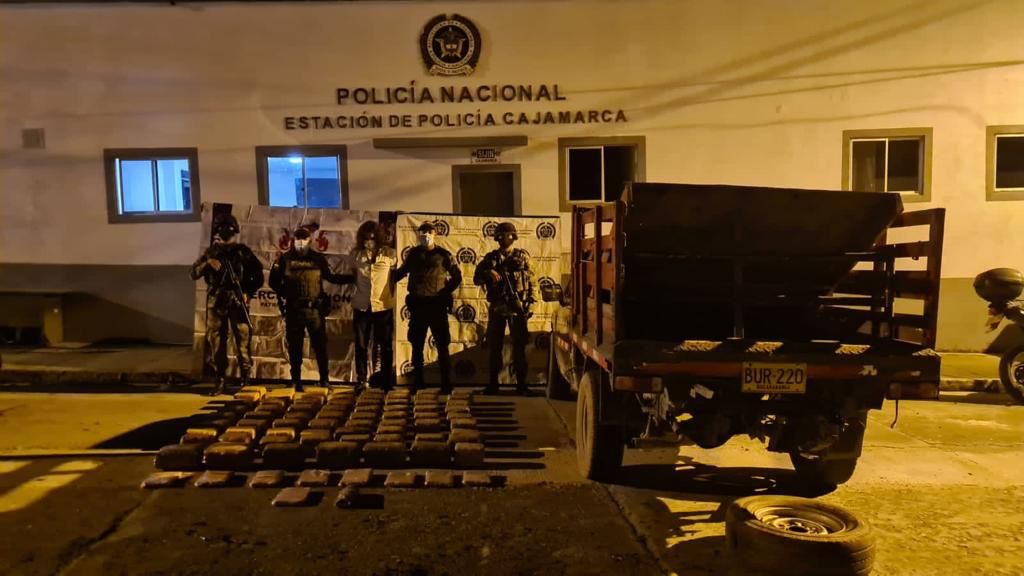 158 Kilos de marihuana  incautados en la ruta Cali-Ibagué 1