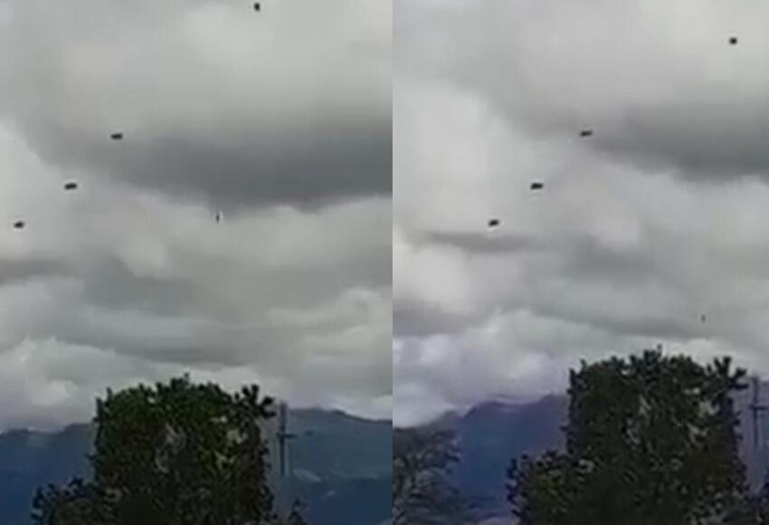 ¡Se salvó de milagro! A soldado no le abrió paracaídas 1
