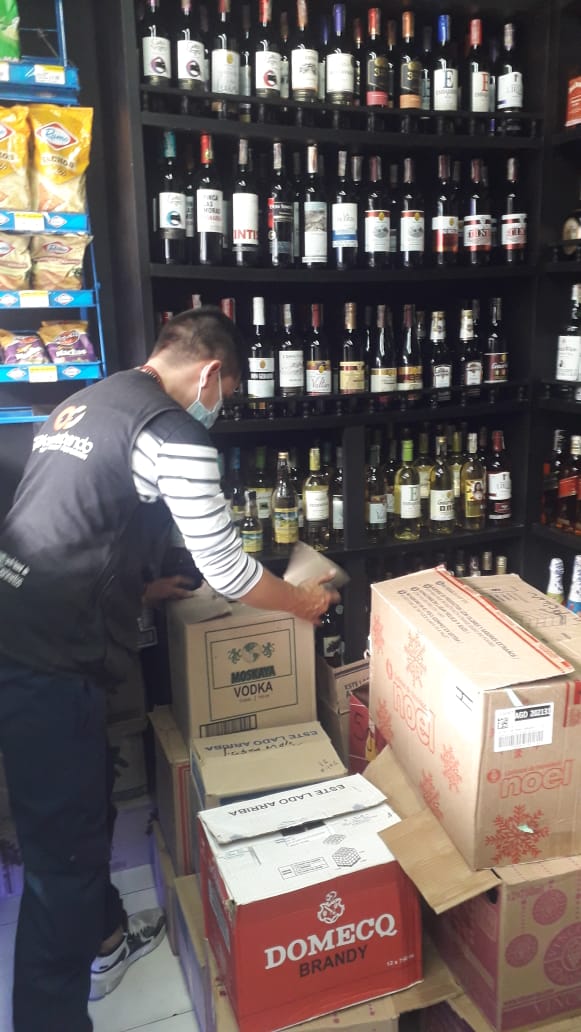 10.500 unidades de cerveza de contrabando incautadas en Melgar 8
