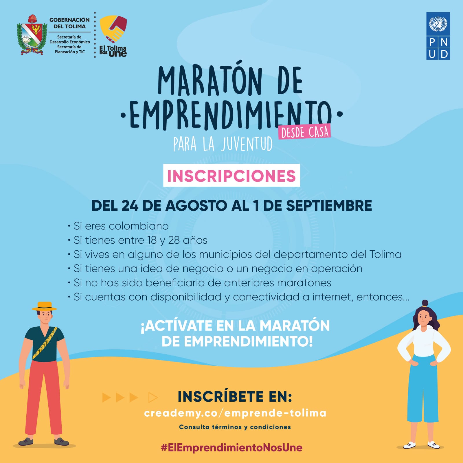 Jóvenes emprendedores del Tolima reciben la noticia del año 3