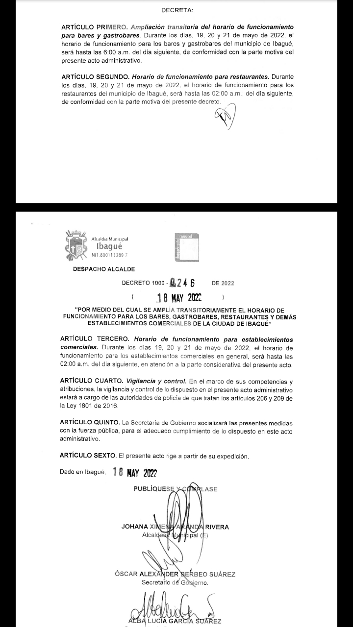 Se amplía el horario de la rumba este fin de semana en Ibagué 4