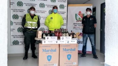 Cigarrillos y licores de contrabando encontrados en Ataco 5