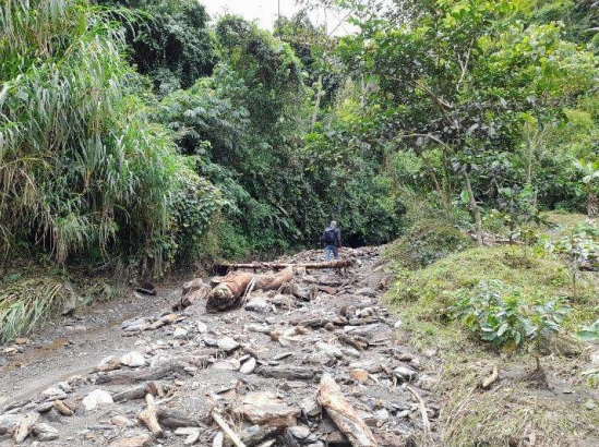 Ya ni caminos de herradura hay en el Tolima, por cuenta del invierno 13