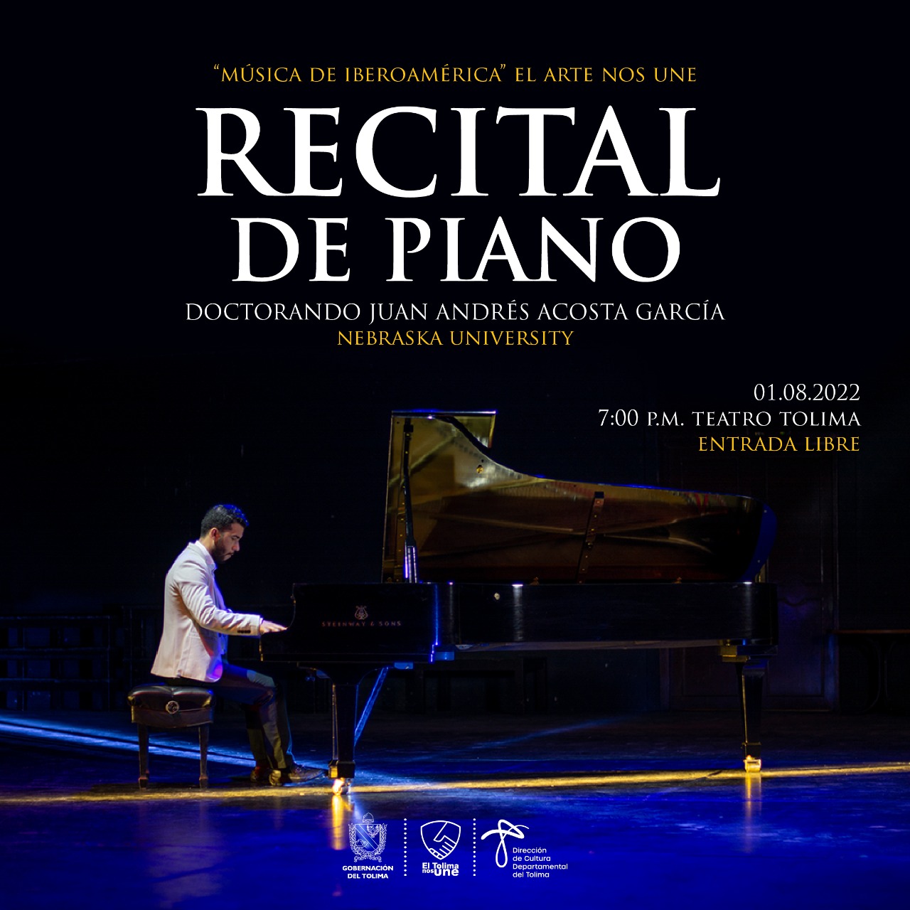 Este lunes, recital de piano gratuito en el Teatro Tolima 4