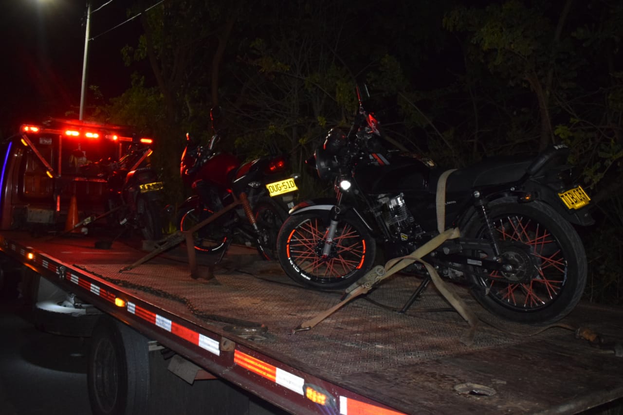 Piques se trasladaron a San Bernardo y allá les cayó la Policía 10