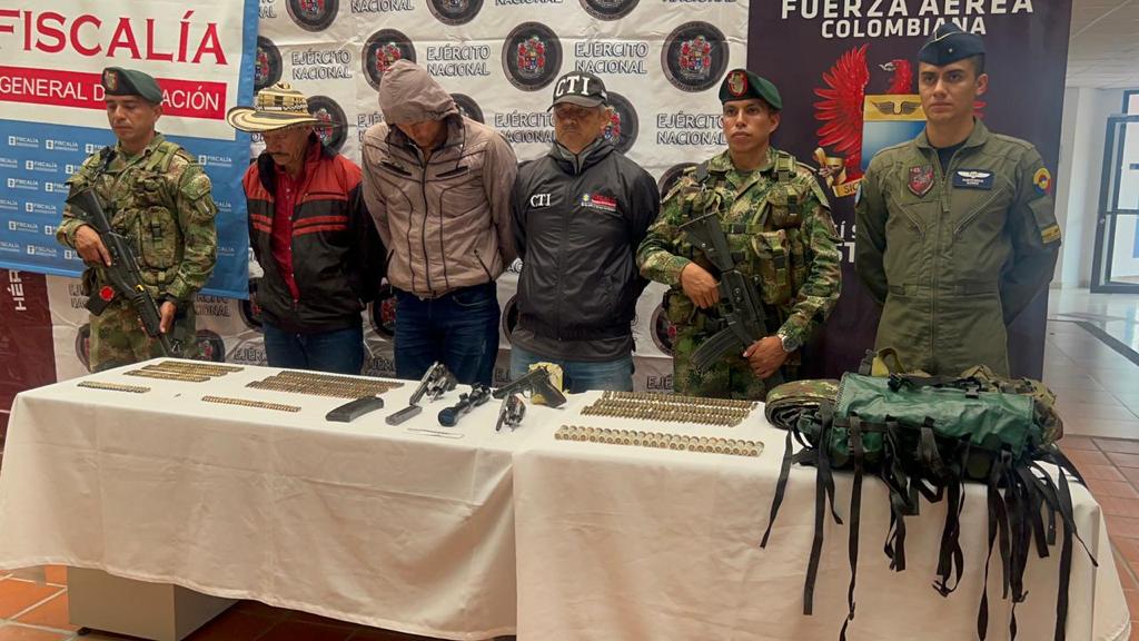 Capturan a dos hombres señalados de atentado a Policías en el Huila 1