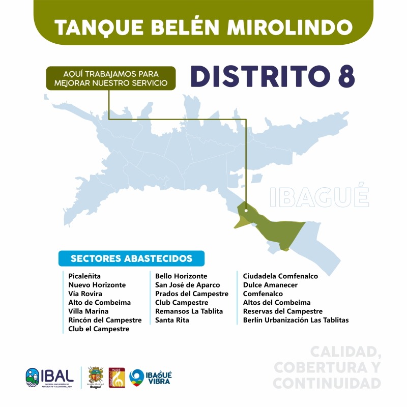 Éstos son los barrios que tendrán intermitencia en el servicio de agua este domingo 11