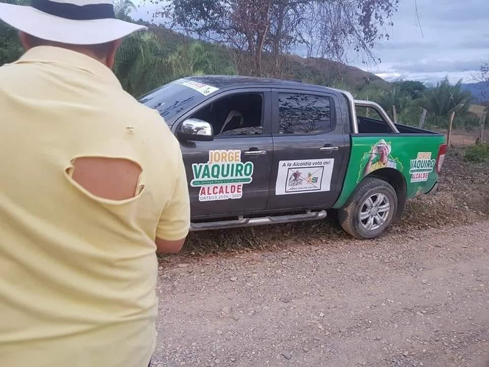 Candidato a la Alcaldía de Ortega sufrió a atentado armado 9