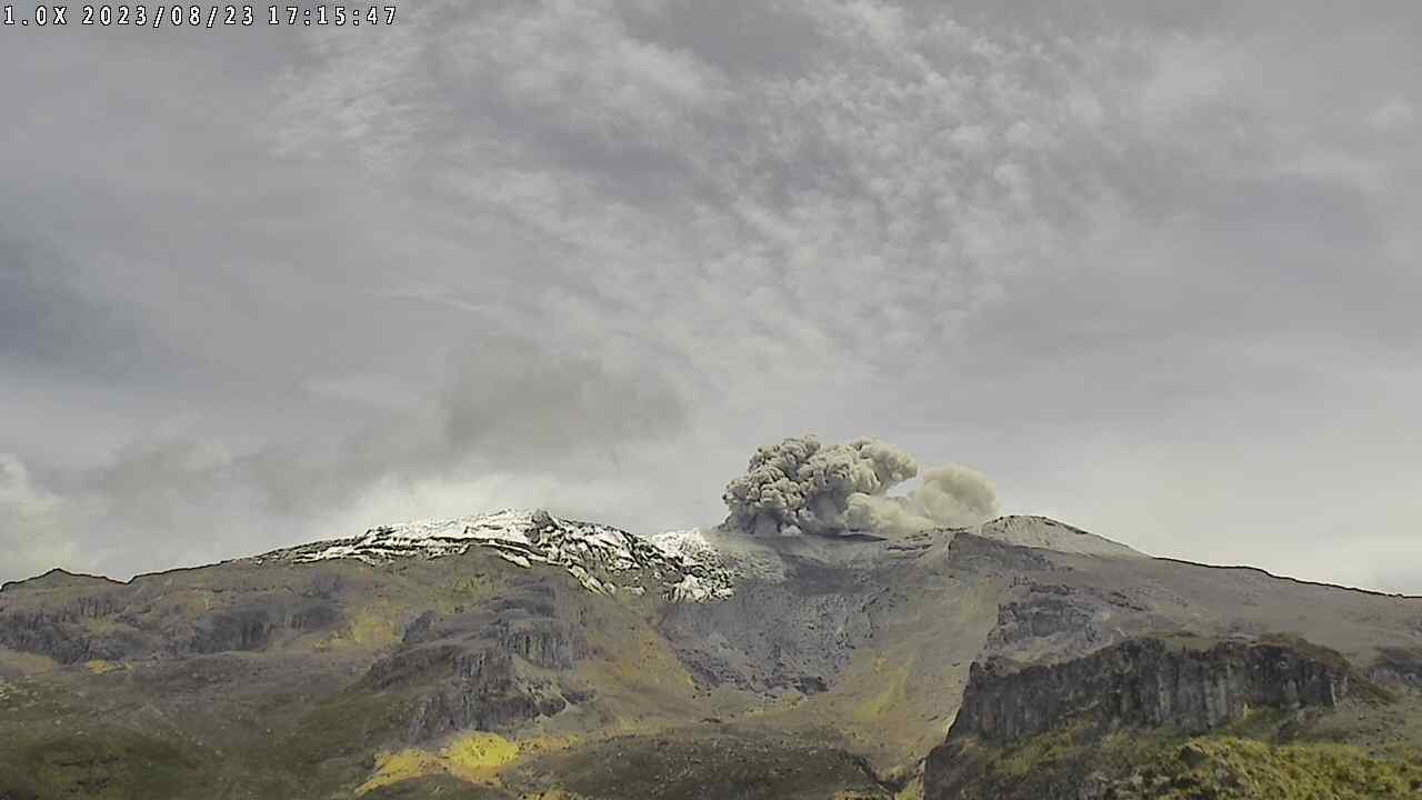 Comportamiento Inestable del Volcán Nevado del Ruiz: Aumenta la Actividad Sísmica y de Emisiones 3
