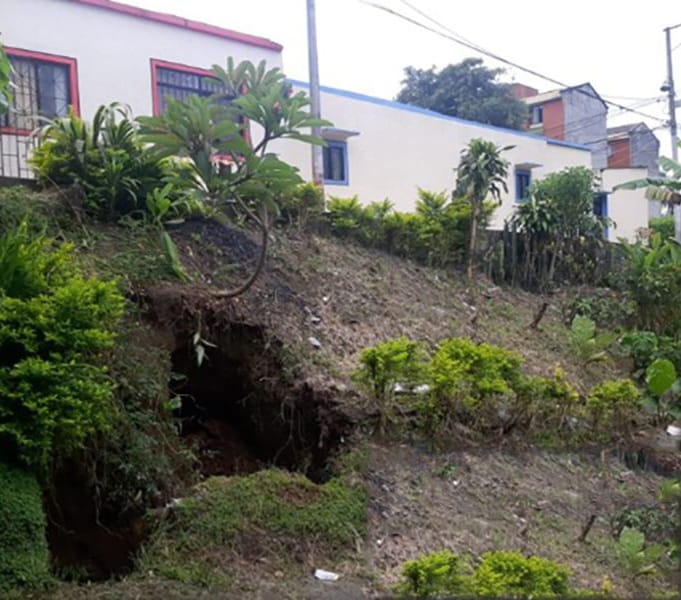 Acción Popular logra reparación de alcantarillado y estabilización de zona en el barrio Pijao 7
