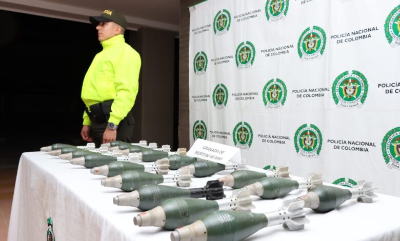 Incautadas 18 granadas de mortero de 60 milímetros en empresa de transporte en Ibagué 5