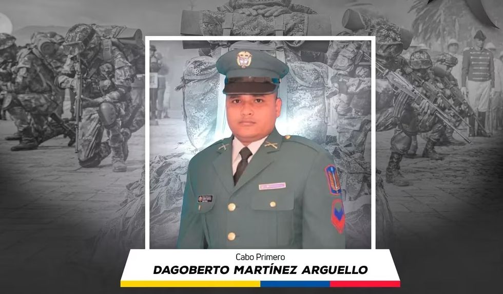 En Ibagué se cumplieron las exequias de cabo que murió en ataque del Clan del Golfo 1