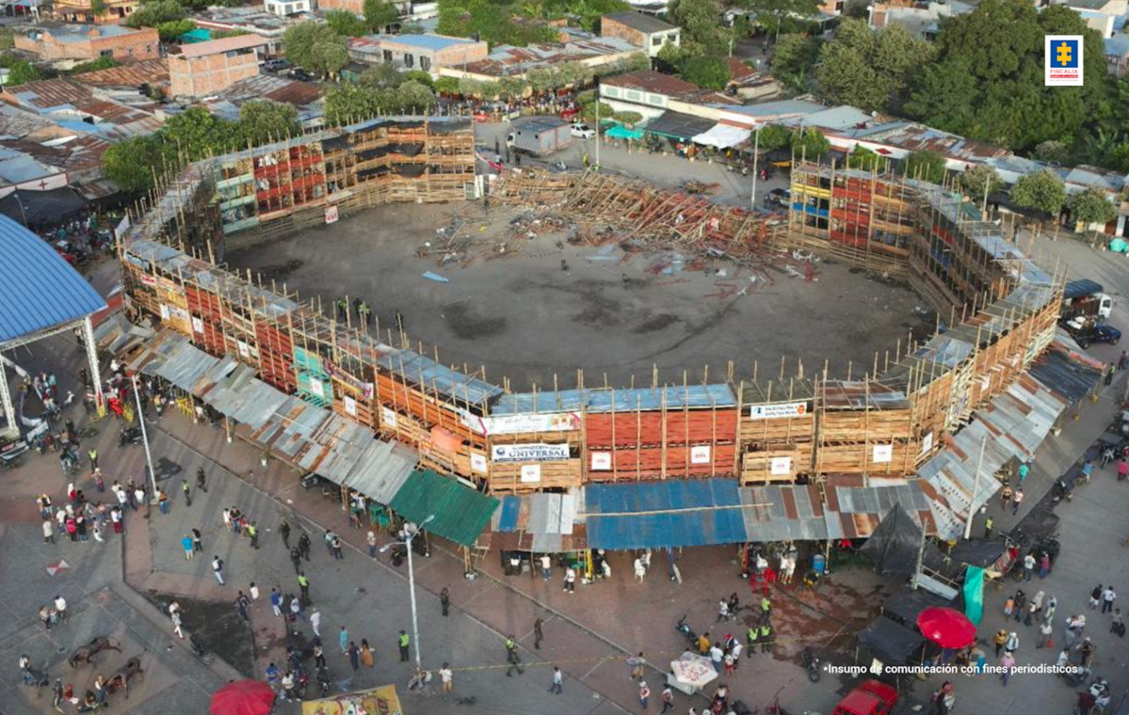 Imputaron cargos a presunto responsable del colapso de los palcos de la plaza de toros en El Espinal 4
