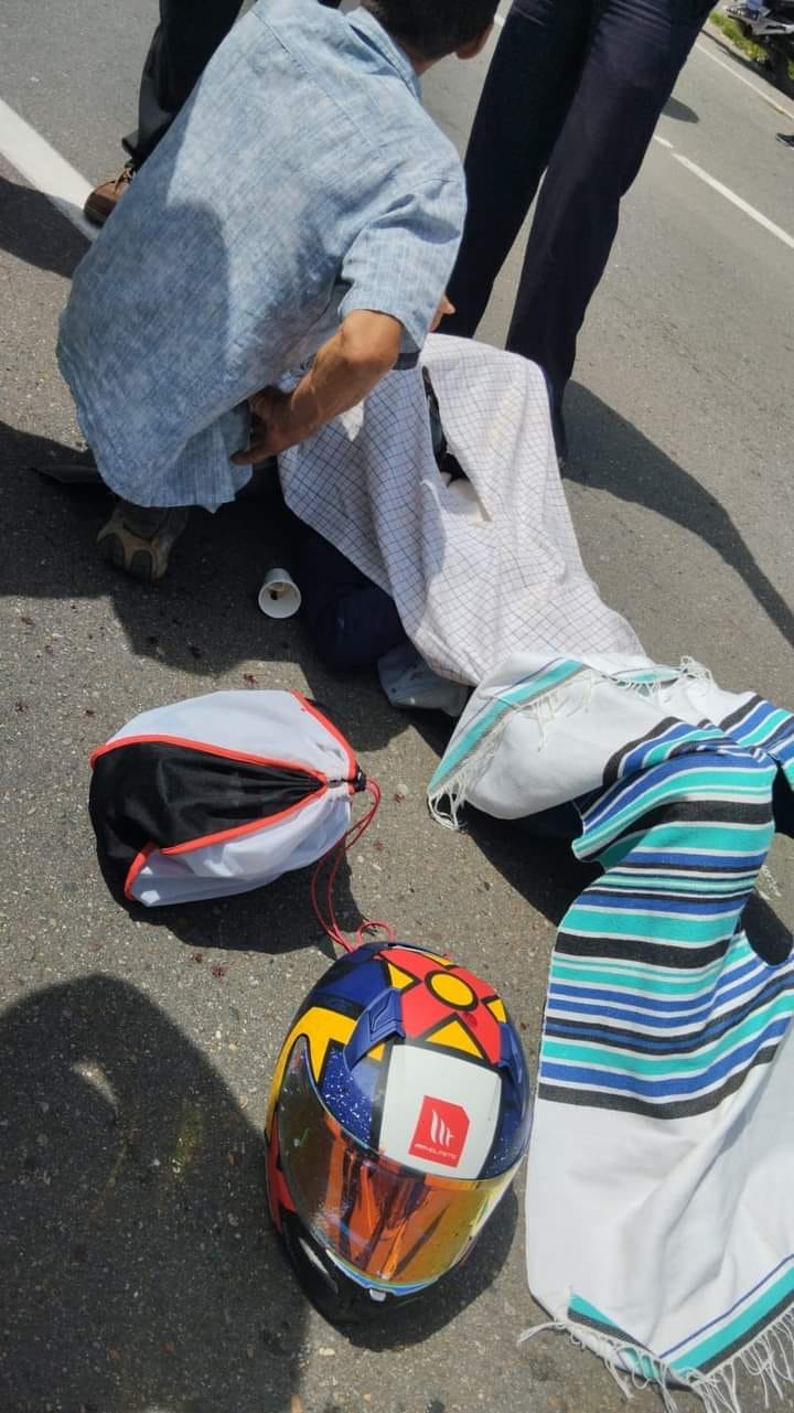 Vendedor informal murió en un accidente de tránsito en la vía al Guamo 2