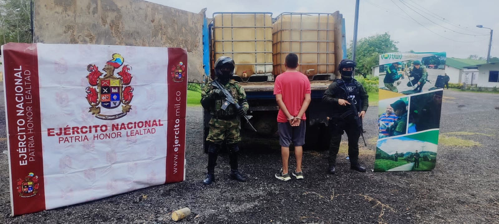 Hombre fue capturado con 800 galones de gasolina de contrabando 1