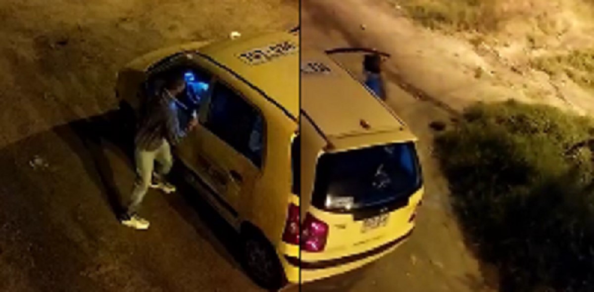 Taxista fue herido y golpeado por sujetos en el barrio Cerro Gordo 1