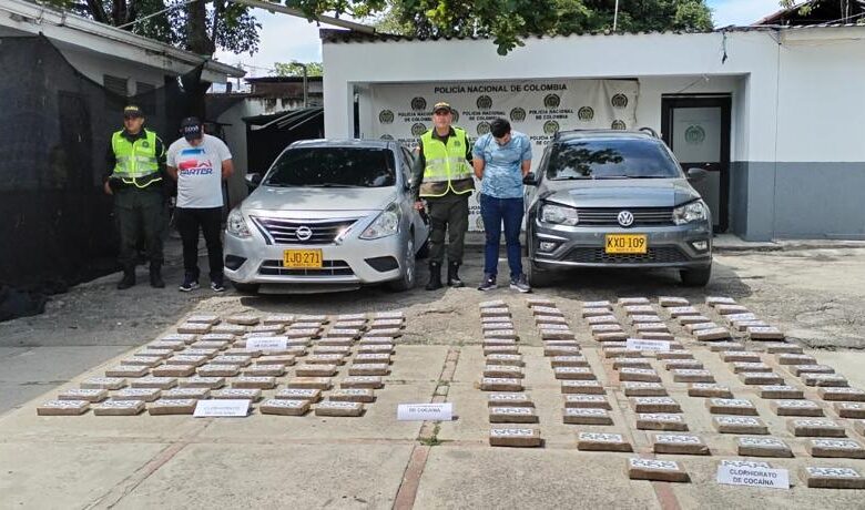 Autoridades incautaron de cargamento de clorhidrato de cocaína en vías del Tolima 1