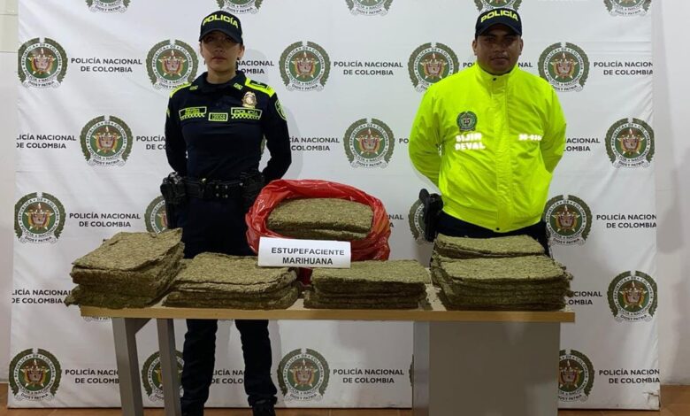 Incautaron 28 kilos en ‘panelas’ de marihuana 3