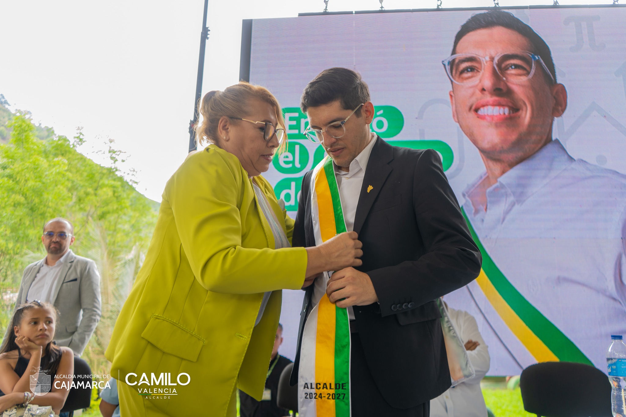 Se posesionó Camilo Valencia como Alcalde de Cajamarca 1