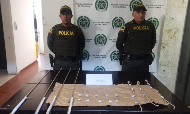 Policía del Tolima incautó pólvora en cinco municipios de su jurisdicción 1
