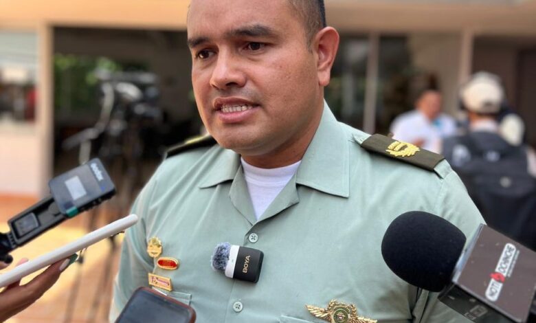 Pablo Bueno, comandante Operativo de la Policía del Tolima.
