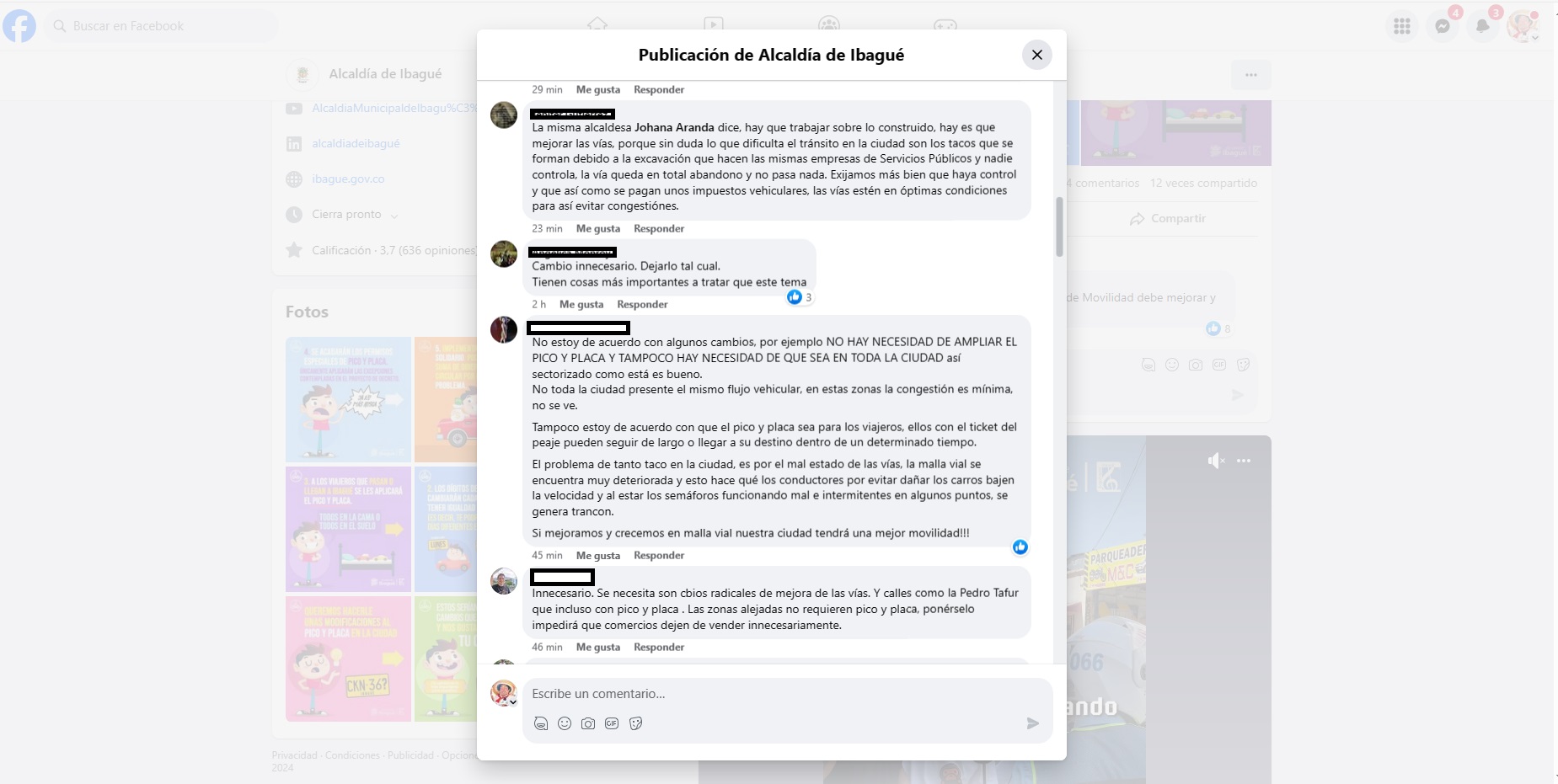 Alcaldía de Ibagué Plantea Modificar Pico y Placa, ¿Qué Opinan los Ciudadanos? 7