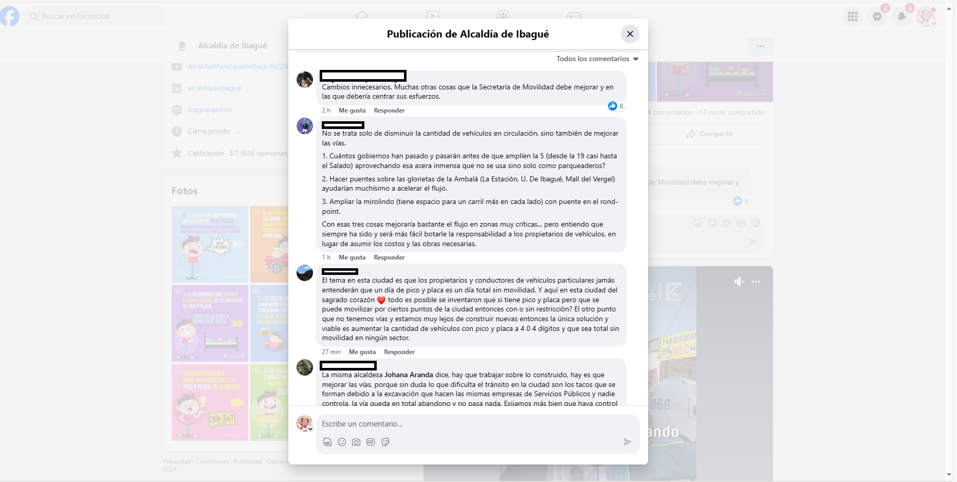 Alcaldía de Ibagué Plantea Modificar Pico y Placa, ¿Qué Opinan los Ciudadanos? 6
