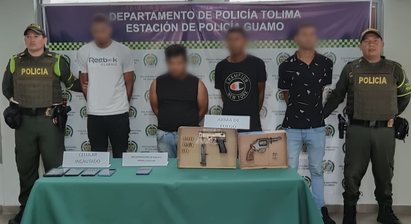 Cuatro sujetos capturados tras robar un camión en la vía a Saldaña 1