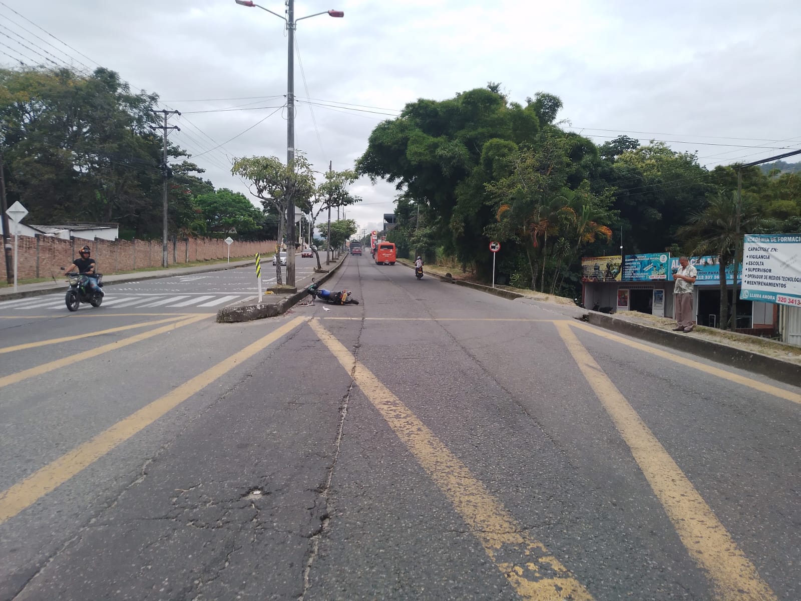 Motociclista falleció tras accidentarse el pasado jueves en el sur de Ibagué 1
