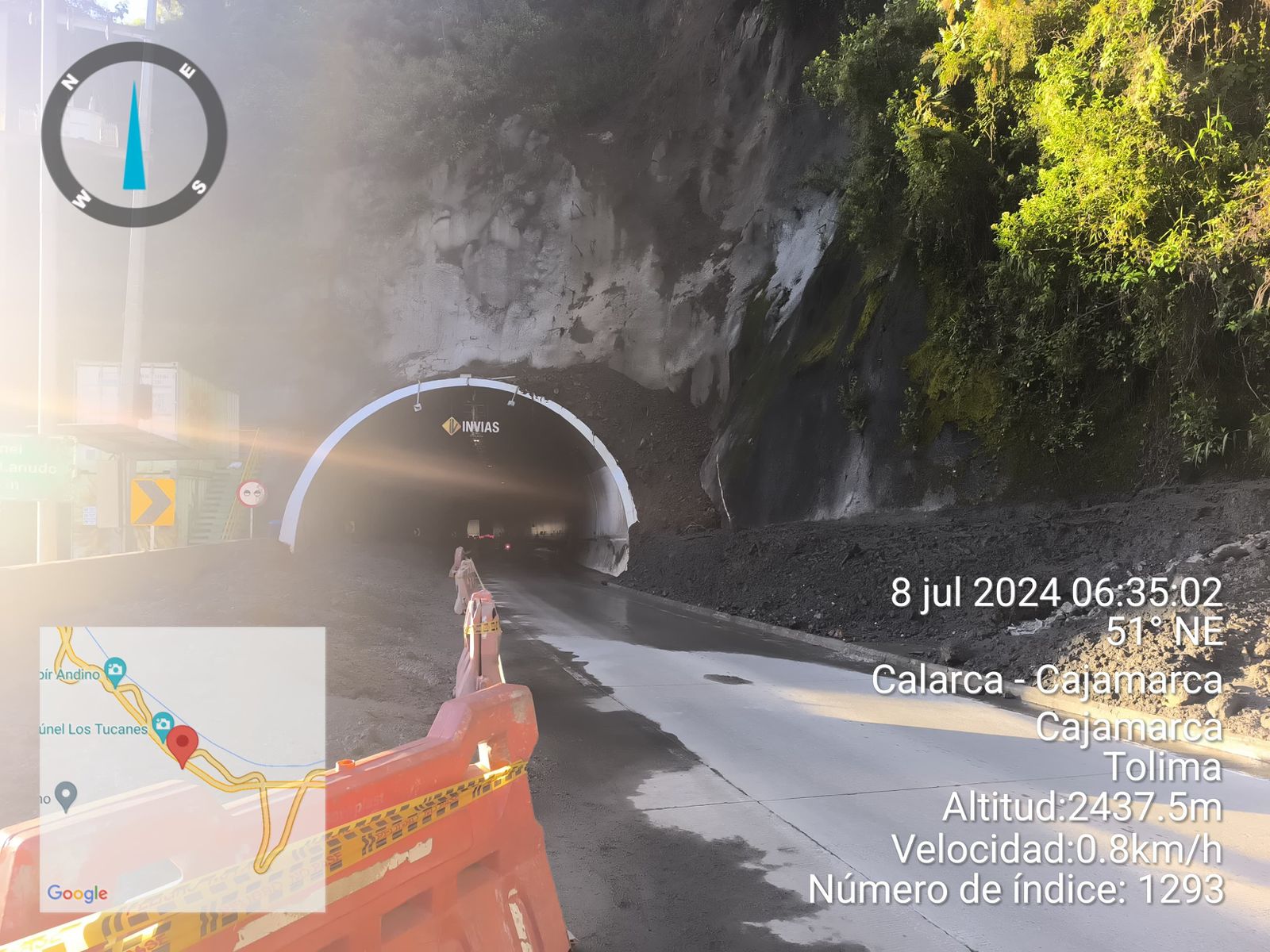 Paso a un carril en la Vía Calarcá - Ibagué 4
