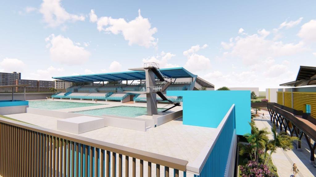 Ibagué avanza en la construcción de nuevas piscinas en la 42 y el Parque Deportivo 1