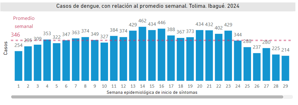 Ibagué lleva en lo que va del año 10.376 casos de dengue y 5 muertes 6