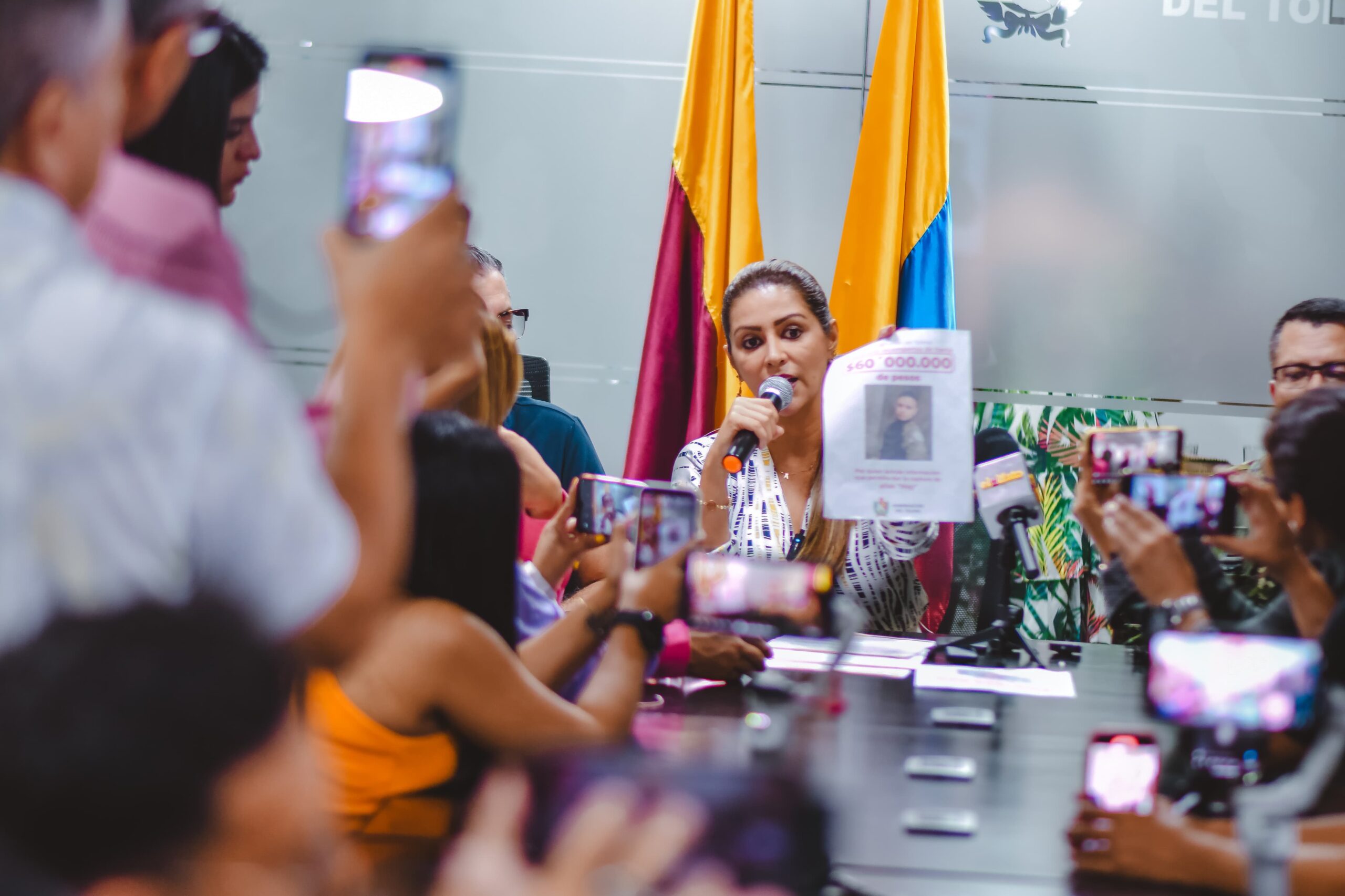 Gobernadora del Tolima anuncia recompensa de $100 millones por alias 'Libardo González', cabecilla de las disidencias 4