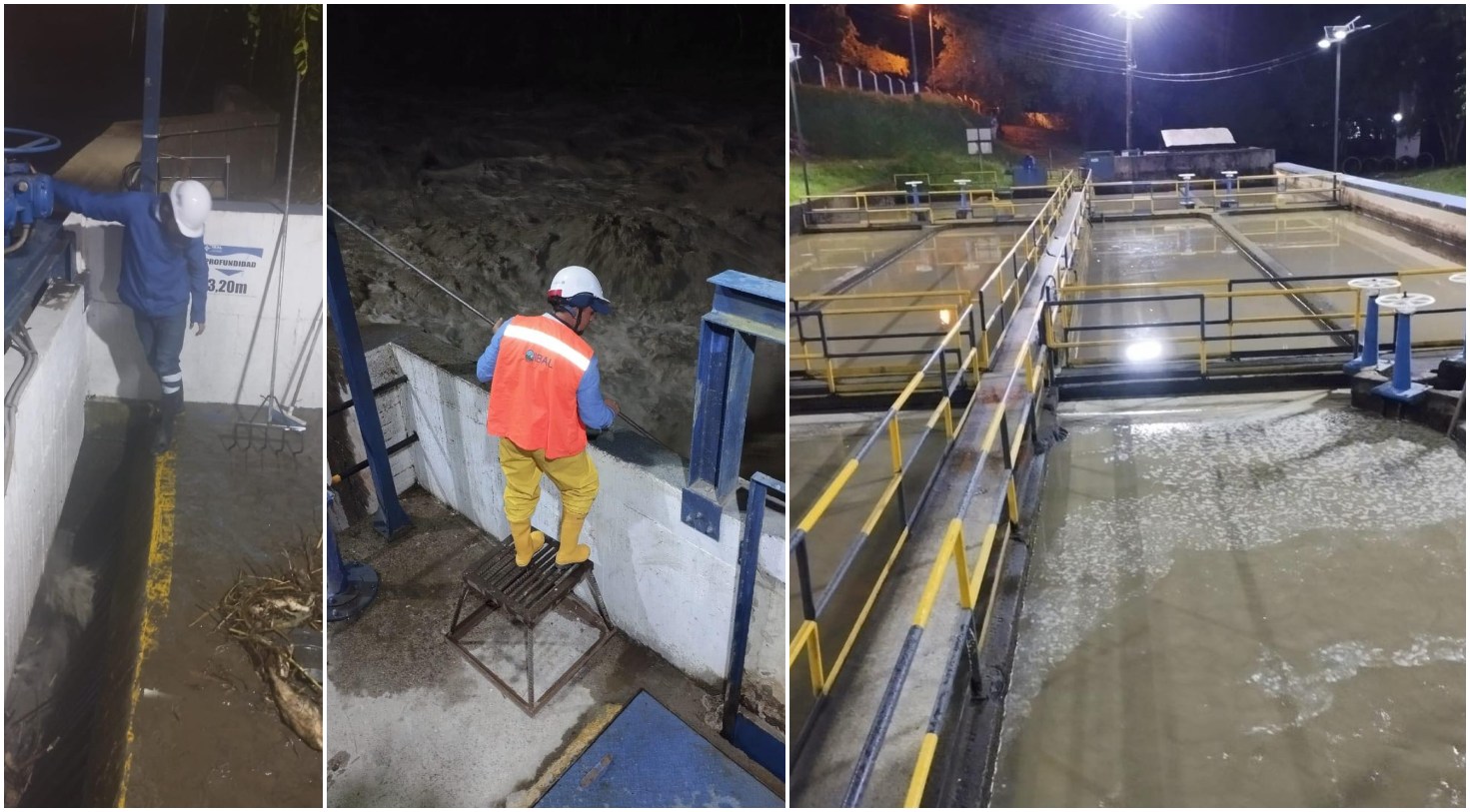 IBAL restableció la captación de agua del río Combeima, tras cierre de la bocatoma por emergencia 1