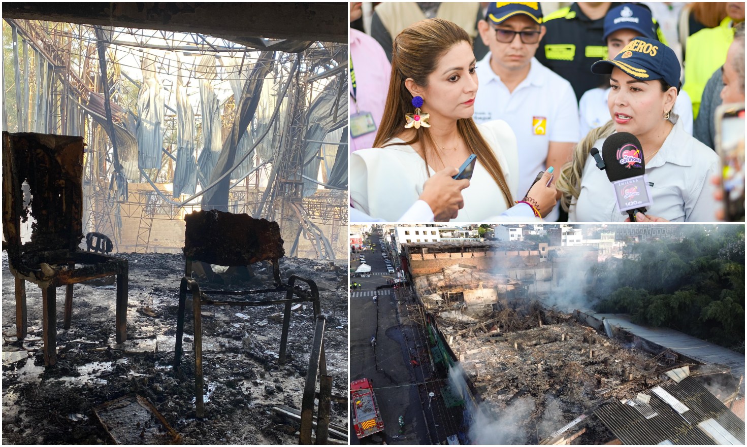 Estos son los tres primeros anuncios de la gobernadora Matiz para apoyar a los comerciantes afectados de incendio de la calle 19 1