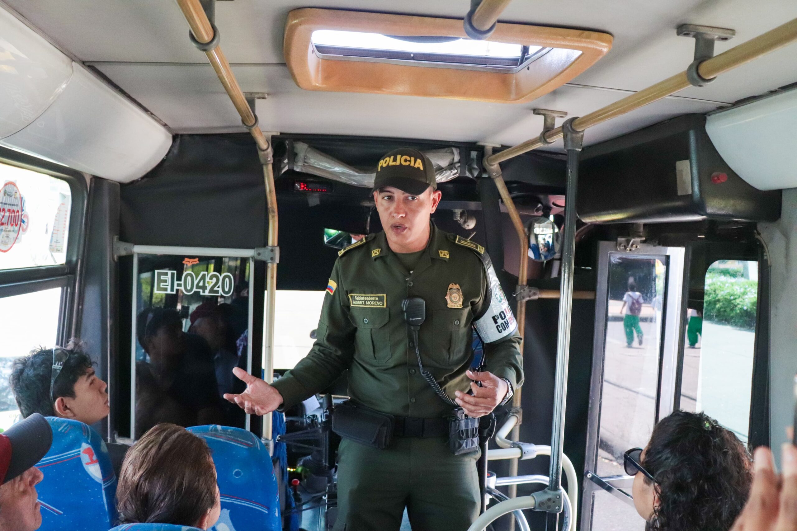 Policía reforzó la seguridad en el Día sin carro y sin moto en Ibagué 1