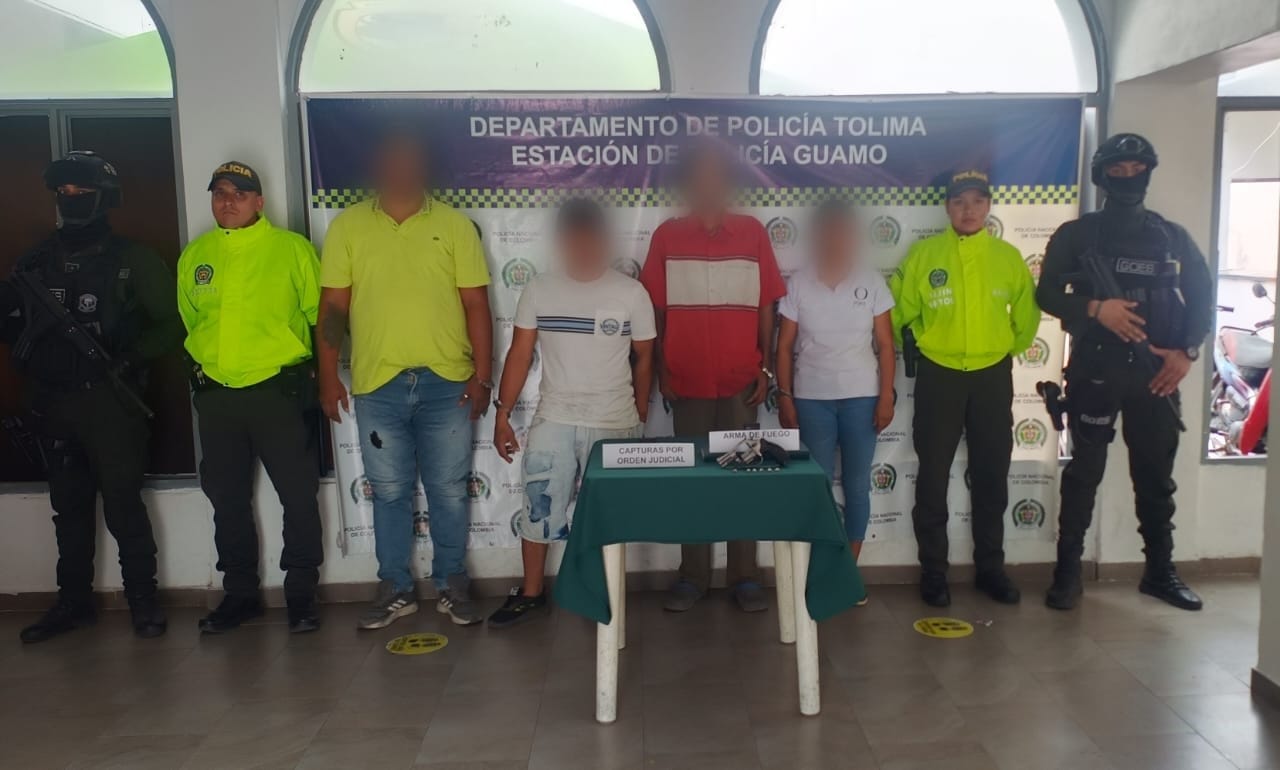 Policía Tolima desarticula a ‘los cuatreros’ en Guamo y captura a cuatro integrantes 1