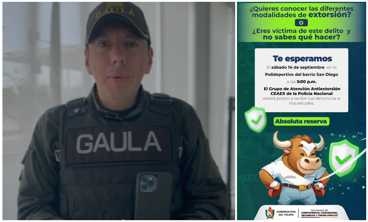 El grupo de Atención Antiextorsión CEAEX estará en el Tour de las Obras: cita es en el barrio San Diego 1