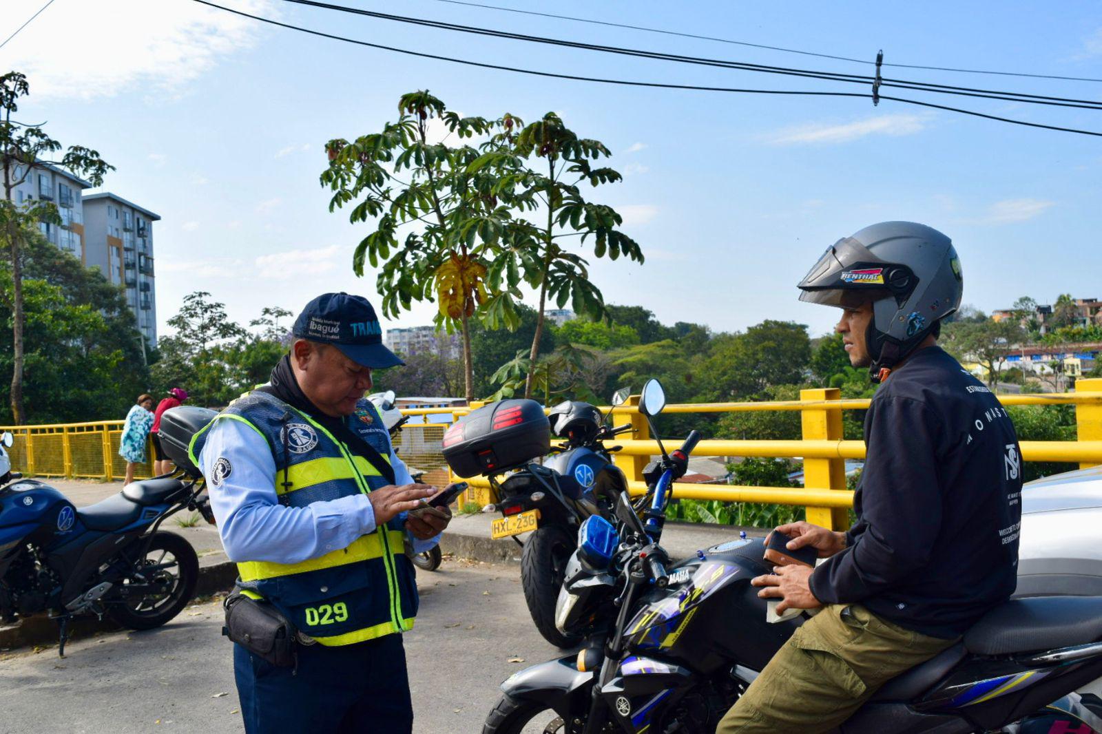 Agentes de tránsito impusieron 110 comparendos durante el fin de semana en Ibagué 1