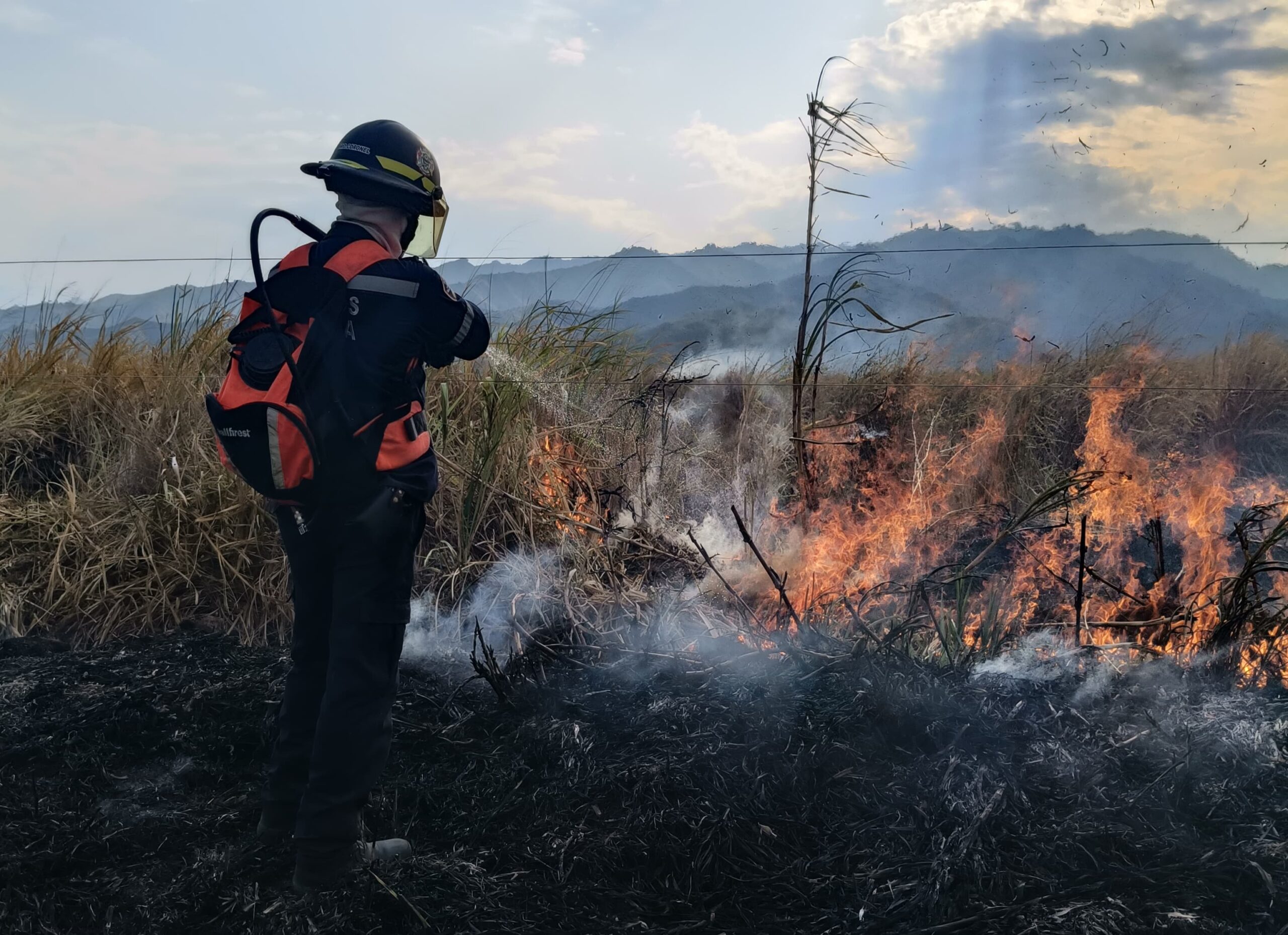Bomberos extinguieron cuatro incendios forestales en Ibagué de gran magnitud esta semana 1