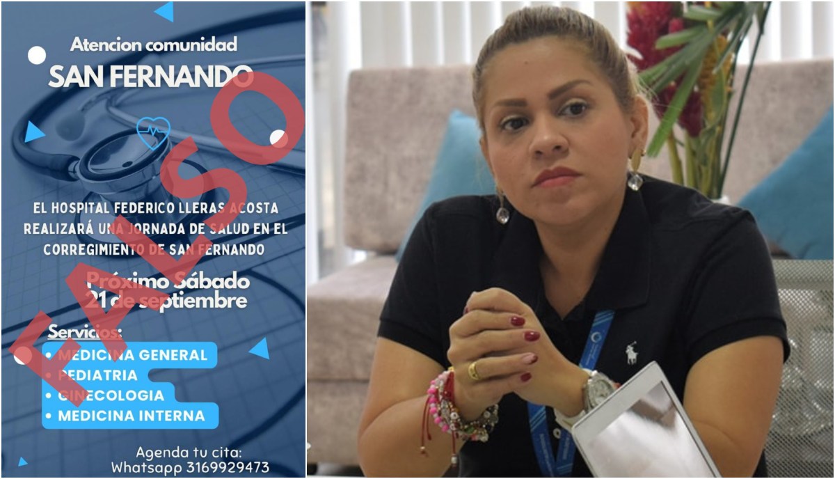 "Es falso": hospital Federico Lleras no organiza jornada de salud en San Fernando, Líbano 3