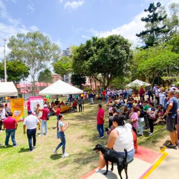 Barrio Macadamia recibió el renovado parque para peluditos en los 474 años de Ibagué 2
