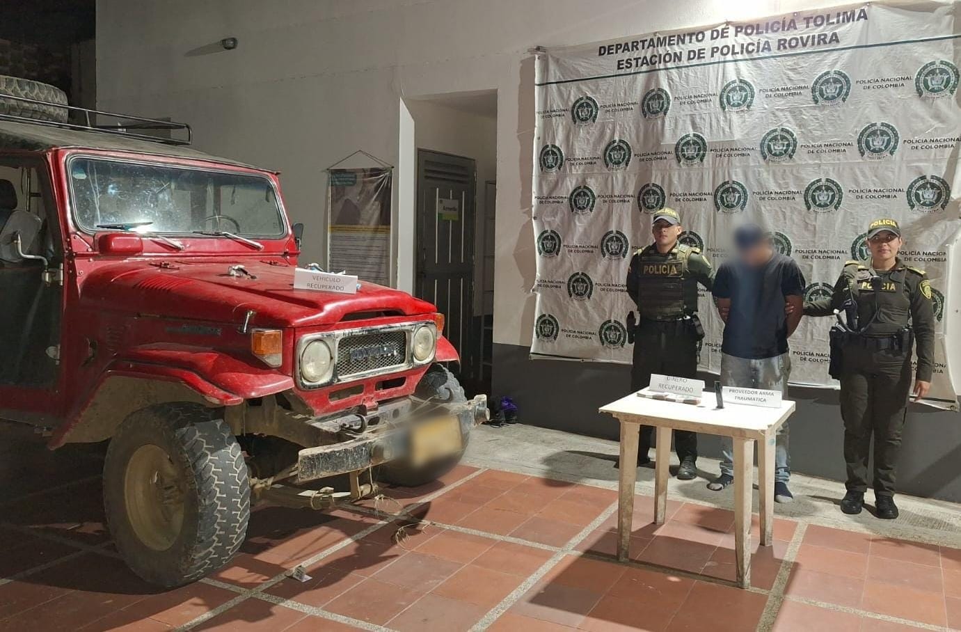 Capturan a hombre que robó campero en vía San Bernardo-San Juan de la China 1