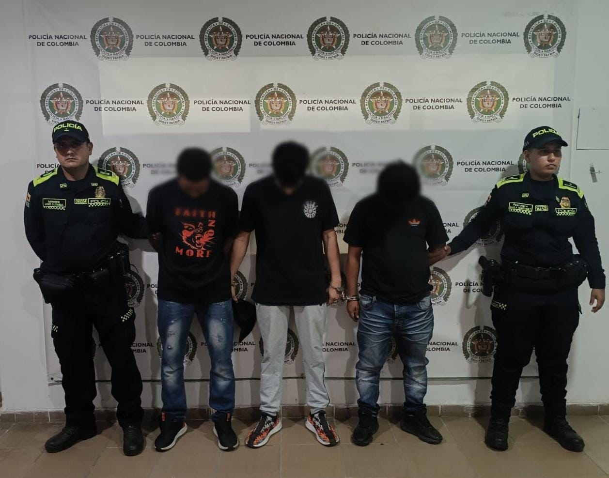 En Honda, Policía captura a 3 hombres involucrados en robo, inmoviliza carro e incauta alucinógenos 1