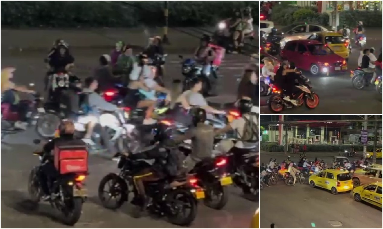Caravana de motos no tenía permiso y afectó movilidad: Tránsito de Ibagué 1