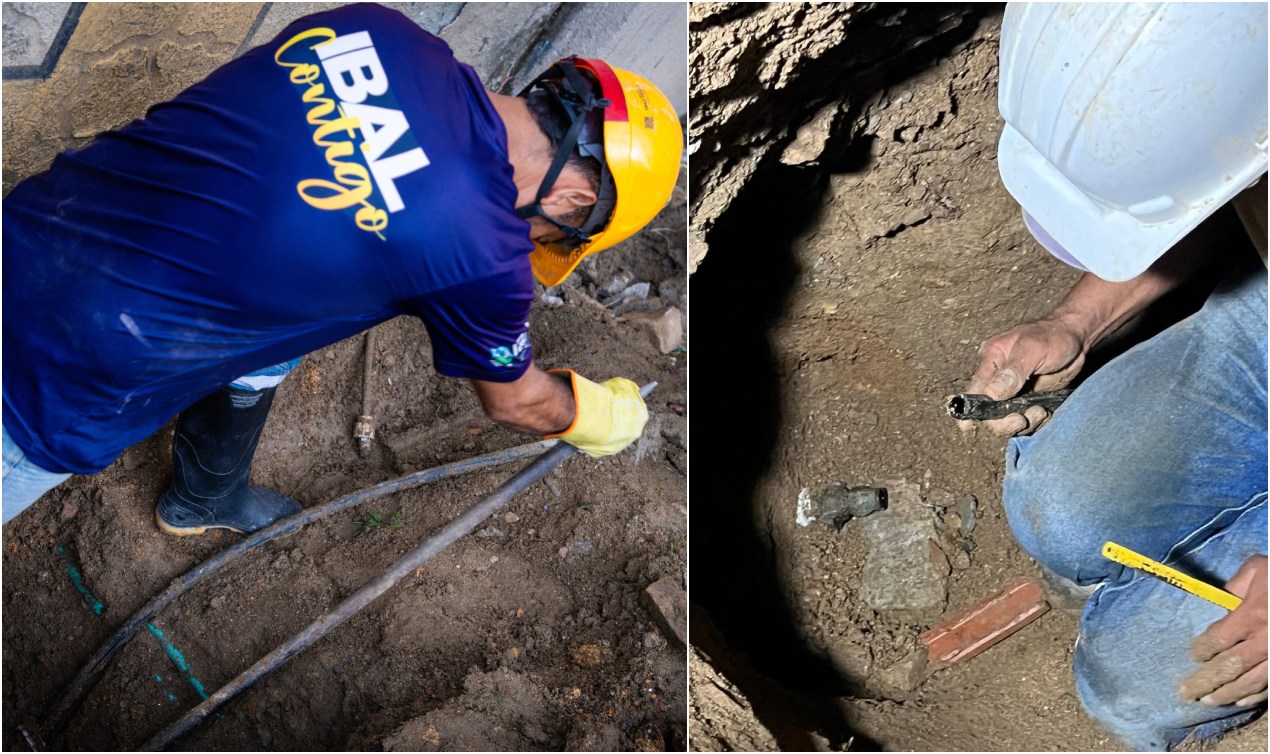 IBAL desmantela red ilegal de conexiones de agua en el barrio Calatayud 2