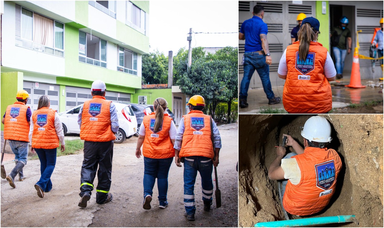 IBAL desmantela red ilegal de conexiones de agua en el barrio Calatayud 1